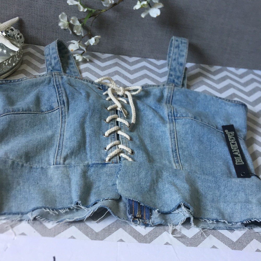 BLANKNYC, Denim Corset Top - Picture 4 of 6